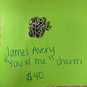 James Avery charm “You & Me”